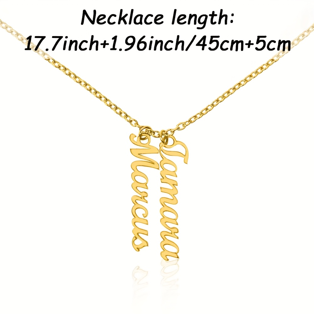 Women's Fashionable 18K Gold Plated Custom Necklace